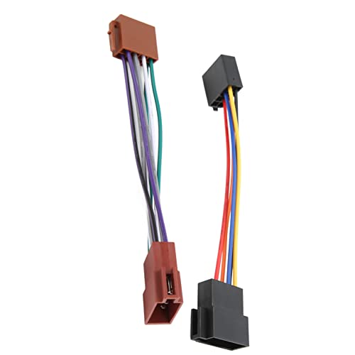 16-poliges ISO-Radio-Empfängerkabel, Stecker auf Buchse, ISO-Radio-Kabelstecker, Kabelbaum-Adapterstecker, ISO-Radio-Kabelbaum-Adapter für Autoradio, Autoradio-Kabelbaum-Adapter, 16-poliges ISO-Radio-Empfängerkabel, Stecker auf Buchse, ISO-Radio-Kabelstecker, Kabelbaum-Adapterstecker, ISO-Radio-Kabelbaum-Adapter für Autoradio, Autoradio-Kabelbaum-Adapter, von aqxreight