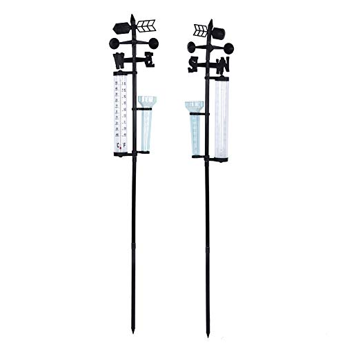 3-in-1-Wetterstation, Messgerät für den Außenbereich, Gartenthermometer, Regenmesser, Windanzeige für Gärten, Innenhöfe, Kunststoff, Wie Abgebildet, 140 Cm, 55,11 Zoll, 615 G, 3-in-1-Wetterstation, Messgerät für den Außenbereich, Gartenthermometer, Regenmesser, Windanzeige für Gärten, Innenhöfe, Kunststoff, Wie Abgebildet, 140 Cm, 55,11 Zoll, 615 G, von aqxreight