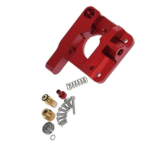 3D -Drucker -Extruder Extruder Aluminium Legierungsmetallteile Rot für die Rechte Hand der CR10 10S Serie (Linke Hand) von aqxreight