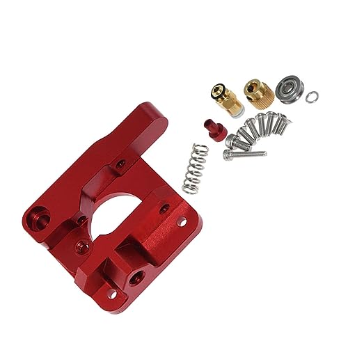 3D -Drucker -Extruder Extruder Aluminium Legierungsmetallteile Rot für die Rechte Hand der CR10 10S Serie (Rechte Hand) von aqxreight