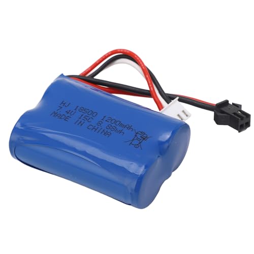 7 4 V 1200 MAh RC LiPo-Akku 8 88 Wh Ferngesteuertes Auto-Lithium-Akku mit SM 2P-Stecker für RC-Crawler-Autos, Einfach in en von aqxreight