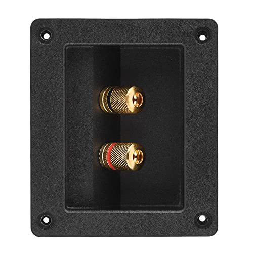 Akustische Komponenten für HIFI -Lautsprecher 2 Kupferbindung Postterminaler Kabelanschluss Box Schalenanschlussanschlussanschluss und Gebogener Plattierter Termin von aqxreight