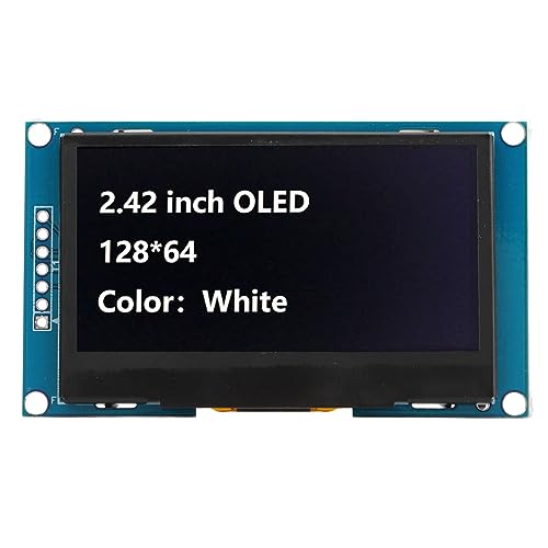 Anzeigemodul 2.42in Organisches Licht Emittierende Diode SPI Serial Port SSD1309 Antrieb IC für MRA091A Weiß (MRA091A Weiß) von aqxreight