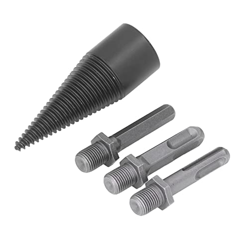 Brennholz Bitkegelholzholz -Splitter -Bohrer Kohlenstoffstahl -Holzsplitter -Werkzeug mit 3pcs Abnehmbarer Schaft 42 Mm / 1,7 Zoll Brennholz Bitwood Splitter Drill Bitcone Holzsplitter Bitremovable Brennholz Bitkegelholzholz -Splitter -Bohrer Kohlenstoffstahl -Holzsplitter -Werkzeug mit 3pcs Abnehmbarer Schaft 42 Mm / 1,7 Zoll Brennholz Bitwood Splitter Drill Bitcone Holzsplitter Bitremovable von aqxreight