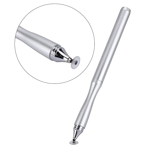 Disc Touch Stylus Touch Pen Hochempfindlichkeit Kratzer Telefon Tablet Stift Der. lang. nach. Zeit. Kopf. oder. Ermüdung. 3. Fühlen. entworfen. Fassen. gibt. mehr. (Silver) von aqxreight