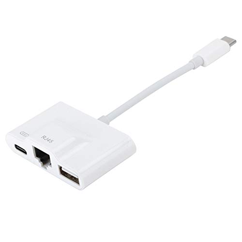 Ethernet -Adapter USB Wiederaufladbare Typec Externe Verdrahtete Netzwerkkarte für Computer Tablets RJ45 von aqxreight