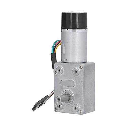 JGY370 Encoder Reduktionsmotor Vollmetall -Getriebemotor mit Selbstverriegelung Einzelwelle DC 24 V 6 UPM (6RPM) von aqxreight