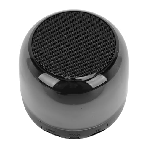 Lautsprecher mit RGB Bunte Lichter 5.3 Subwoofer HiFi Sound Tragbare Lautsprecher Unterstützung USB FL -Laufwerk für Home Outdoor Schwarze Lautsprecherlautsprecher Speakeer Ausgabe Stark 360 (Black) von aqxreight