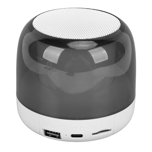 Lautsprecher mit RGB Bunte Lichter 5.3 Subwoofer HiFi Sound Tragbare Lautsprecher Unterstützung USB FL -Laufwerk für Home Outdoor Schwarze Lautsprecherlautsprecher Speakeer Ausgabe Stark 360 (White) von aqxreight