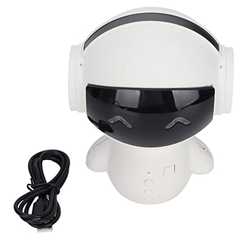 M10 Roboter -Lautsprecher Tragbarer Roboter -Lautsprecher Support Memory Card Playback Eingabe Mp3 PlaybackWhite Eine Karaoke -Funktion. Roboter -Sprecher Roboter Redner Sprecher Roboter Redner von aqxreight