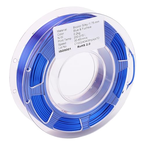 PLA -Filament Dual Farbe Blau und Purpurrot 1,75 Mm 200 G Seidenfilament für 3D -Drucker PLA -Filament Dual Farbe Blau und Purpurrot 1,75 Mm 200 G Seidenfilament für 3D -Drucker von aqxreight