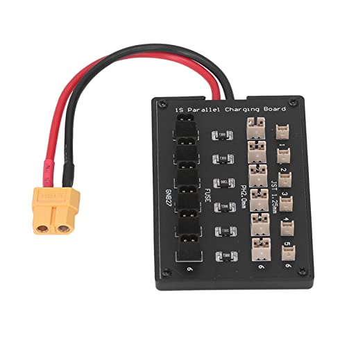 Parallele Ladeplatine 6 Channel XT60 Balanced Lading Board mit 4,0 -mm -Bananenstopfenkabel für Lithiumbatterie Parallele Ladeplatine 6 Channel XT60 Balanced Lading Board mit 4,0 -mm -Bananenstopfenkabel für Lithiumbatterie von aqxreight