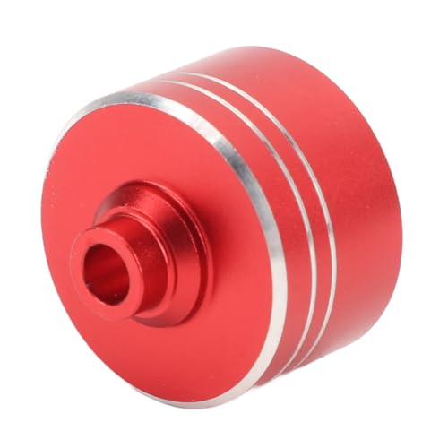 RC -Auto -Differentialgetriebe Aluminiumlegierung Stahl 45 Stahlgetriebe 7075 Differentialschale RC Diff Zahnradersatz für XV02 TT02 TT02B Blau (Rot) von aqxreight
