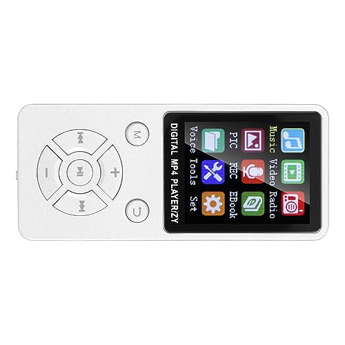 T Music Mp3 Player Support 32G Memory Achtdiag Taktikknöpfe Blau Mp3 Player Playermusic Playerm Mus Support 5 A (White) von aqxreight