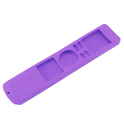 TV -Fernbedienungskoffer Soft Silicon Stoßdicht Nicht Slip -Design TV Fernbedienung für Mi 4S Lliroreszenzgrün. Remote Casetv Remote Protective Covertv Sleevesilicon Fernbedienung (Lila Set) von aqxreight
