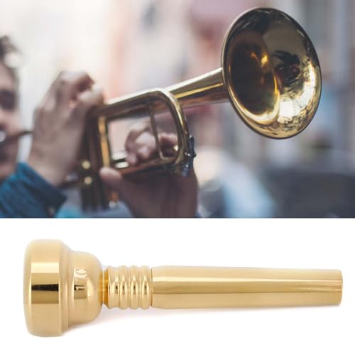 Trompete Mundstück Gold Mode Look Anfänger Musikinstrument Accessoires 17C T Auch Ein Gut Geben Trompete Mundpropiege Mundstück17C Mundpiecemouthpiecetrumpet von aqxreight