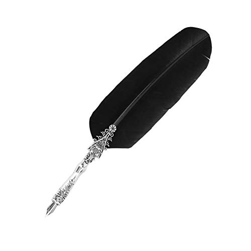 Vintage Classical Fountain Stift Schild Stift Kalligraphie Feder Federn Dip Schreibinte daher. Muster. exquisit. Also. Modellieren. mit. sehr. halten. praktisch. Zu. (BLACK) von aqxreight