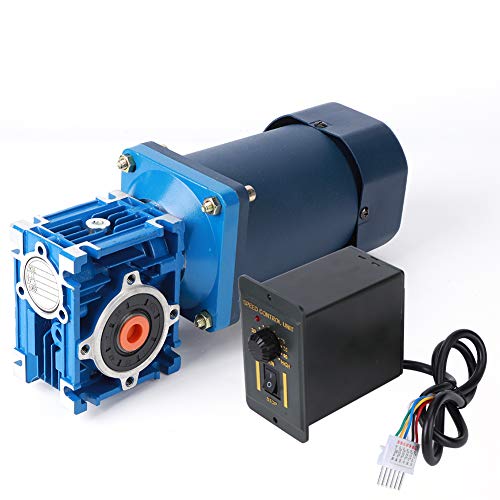 Wurmgetriebe Motor 120W AC 220V Geschwindigkeitskontrolle Gouverneur Industrielles Elektrozubehör (Geschwindigkeitsreduzierungsverhältnis 30) von aqxreight