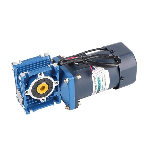 Wurmgetriebe Motor 120W AC 220V Geschwindigkeitskontrolle Gouverneur Industrielles Elektrozubehör (Geschwindigkeitsreduzierungsverhältnis 60) von aqxreight