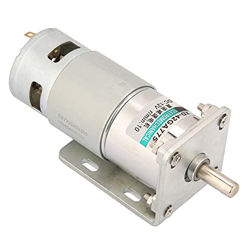 XD? 42GA775 DC Getriebe Motor Großer Torsionsgeschwindigkeitsmotor mit Halter (10RPM 12V) von aqxreight