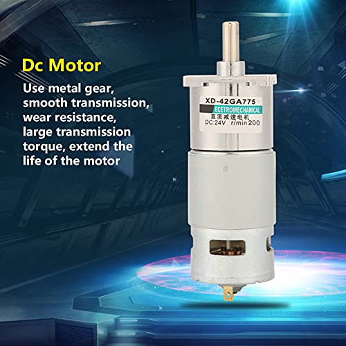 XD? 42GA775 DC Getriebe Motor Großer Torsionsgeschwindigkeitsmotor mit Halter (200RPM 24V) von aqxreight