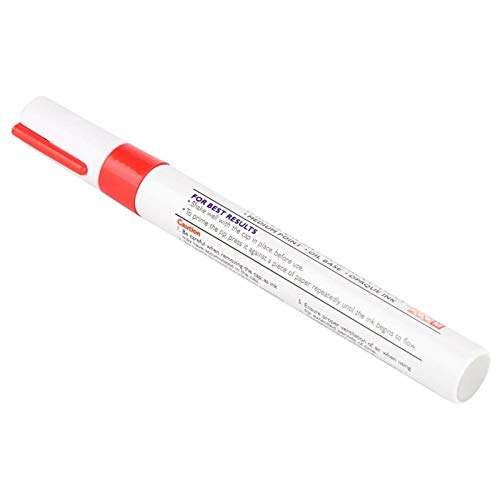 aqxreight 1 Stk. Wasserdichte professionelle Auto Bleistift Reifenfarbe Pen Pen Stifte(rot) von aqxreight