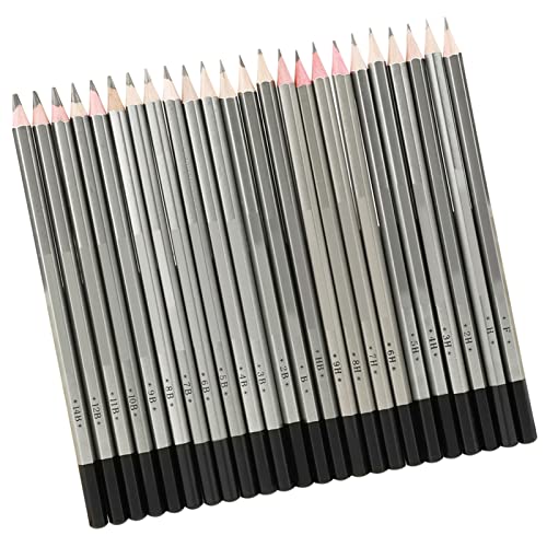 aqxreight 24pcs Sketch Art Graphit Zeichnung Bleistiftfarbe Farbstift 9H-14b Bleistift D Bleistift Zeichnungsstifte Malerei Bedürfnisse. 5 Kunst und vor aqxreight 24pcs Sketch Art Graphit Zeichnung Bleistiftfarbe Farbstift 9H-14b Bleistift D Bleistift Zeichnungsstifte Malerei Bedürfnisse. 5 Kunst und vor von aqxreight