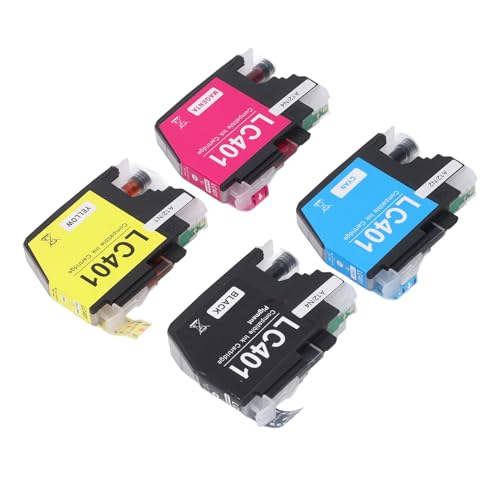 aqxreight 4PCS -Tintenpatronen Einstellen Ersatz für Tintenstrahldrucker Schwarz Cyan Magenta Yellow von aqxreight