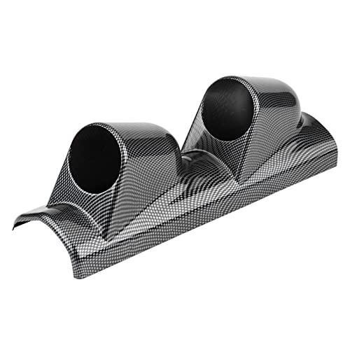 aqxreight - 52mm Gauge Pod, Universal Heavy Duty Racing Sport Meter Gauge Pillar Mount Pod Halter Halterung für Messgeräte(2 Löcher) von aqxreight