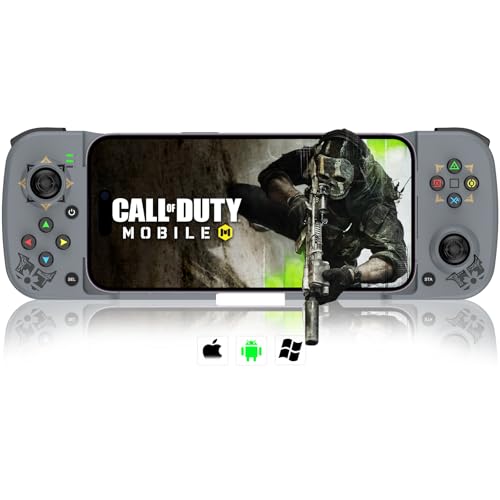 arVin Mobile Game Controller für iPhone iOS Android PC, Wireless Bluetooth Gaming Gamepad Joystick für iPhone15/14/13/12, iPad, MacBook, Tablet, Samsung, mit Programmierbarer Rücktaste-COD, Apex arVin Mobile Game Controller für iPhone iOS Android PC, Wireless Bluetooth Gaming Gamepad Joystick für iPhone15/14/13/12, iPad, MacBook, Tablet, Samsung, mit Programmierbarer Rücktaste-COD, Apex von arVin