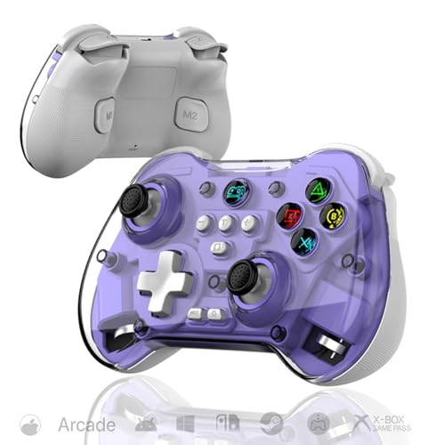 arVin Wireless Controller for PC/Android/iOS/Switch Bluetooth Gamepad with Hall Linear Trigger & Joystick/Turbo/Back Key,Support Steaming/Cloud Gaming arVin Wireless Controller for PC/Android/iOS/Switch Bluetooth Gamepad with Hall Linear Trigger & Joystick/Turbo/Back Key,Support Steaming/Cloud Gaming von arVin