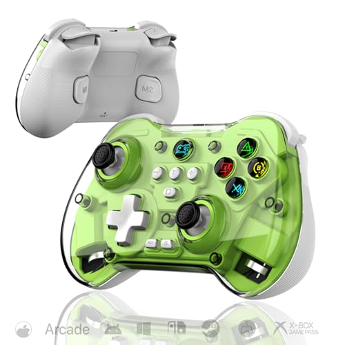 arVin Wireless Controller for PC/Android/iOS/Switch Bluetooth Gamepad with Hall Linear Trigger & Joystick/Turbo/Back Key,Support Steaming/Cloud Gaming arVin Wireless Controller for PC/Android/iOS/Switch Bluetooth Gamepad with Hall Linear Trigger & Joystick/Turbo/Back Key,Support Steaming/Cloud Gaming von arVin