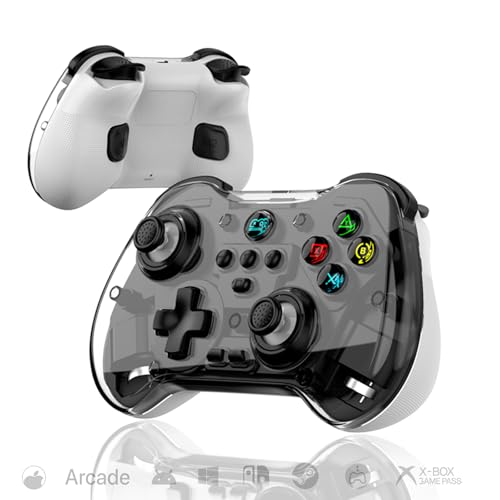 arVin Wireless Controller für PC/Android/iOS/Switch Bluetooth Gamepad mit Hall Linear Trigger & Joystick/Turbo/Back Key,Support Steaming/Cloud Gaming arVin Wireless Controller für PC/Android/iOS/Switch Bluetooth Gamepad mit Hall Linear Trigger & Joystick/Turbo/Back Key,Support Steaming/Cloud Gaming von arVin