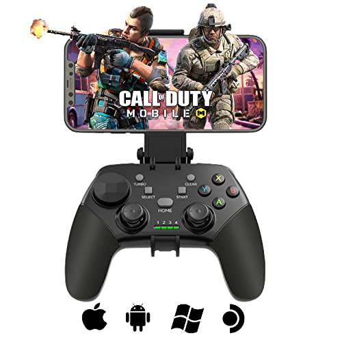 arVin Wireless Game Controller für iPhone, Android, PC, Bluetooth Mobile Gaming Controller für iPhone 14, iPhone 13 pro max, Samsung Galaxy S22, Huawei, Motorola, TCL, OnePlus, Google-Call of Duty von arVin