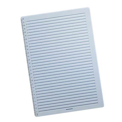Schablonenlineal mit geraden Linien, Schreibvorlage, College, linierte Linien, Zeichenlineal, Zeichenwerkzeug, Lineal, Schreibführungswerkzeug von arenmi