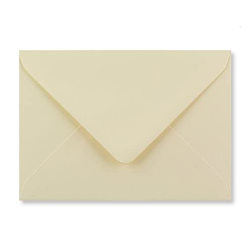 arkCRAFT 25 x C6 Premium-Umschläge, 100 g/m², 114 x 162 mm (Elfenbein) von arkCRAFT