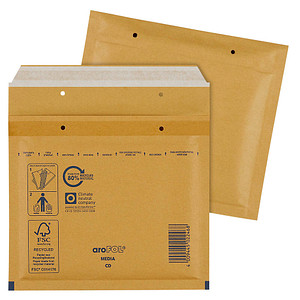 100 aroFOL® CLASSIC Luftpolstertaschen CD braun von aroFOL® CLASSIC