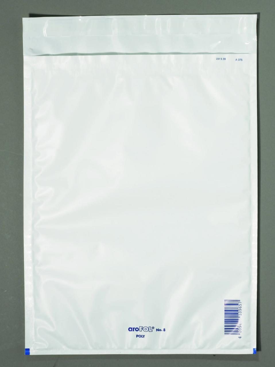 aroFOL® POLY Luftpolstertaschen Arofol Poly Gr.8 29x37 cm DIN C4 weiß von aroFOL® POLY