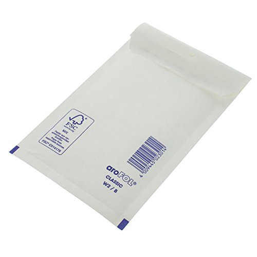 aroFOL 200 Stück Luftpolstertasche Größe B, 140 x 225 mm in Weiß aroFOL 200 Stück Luftpolstertasche Größe B, 140 x 225 mm in Weiß von aroFOL