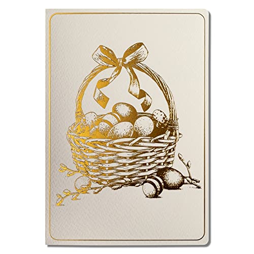 ART NUVO EXKLUSIVE OSTERKARTEN –SATZ VON 10 MANUFAKTURKARTEN IN LEICHTEM BEIGE 120x170mm, VERGOLDETE UND GEPRÄGTE OSTERMOTIVE HERGESTELLT AUS AQUARELLSCHMUCKPAPIER, MIT BEIGEN EINLAGEN UND UMSCHLÄGEN ART NUVO EXKLUSIVE OSTERKARTEN –SATZ VON 10 MANUFAKTURKARTEN IN LEICHTEM BEIGE 120x170mm, VERGOLDETE UND GEPRÄGTE OSTERMOTIVE HERGESTELLT AUS AQUARELLSCHMUCKPAPIER, MIT BEIGEN EINLAGEN UND UMSCHLÄGEN von art nuvo