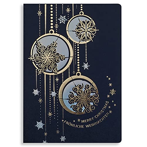 Art ACH012 Nuvo – EXKLUSIVE WEIHNACHTSKARTEN – SATZ VON 10 GLEICHE KARTEN, 120x170mm, VERGOLDETE UND GEPRÄGTE WEIHNACHTSMOTIVE – HERGESTELLT AUS SCHMUCKPAPIER MIT EINLAGEN UND UMSCHLÄGEN Art ACH012 Nuvo – EXKLUSIVE WEIHNACHTSKARTEN – SATZ VON 10 GLEICHE KARTEN, 120x170mm, VERGOLDETE UND GEPRÄGTE WEIHNACHTSMOTIVE – HERGESTELLT AUS SCHMUCKPAPIER MIT EINLAGEN UND UMSCHLÄGEN von art nuvo