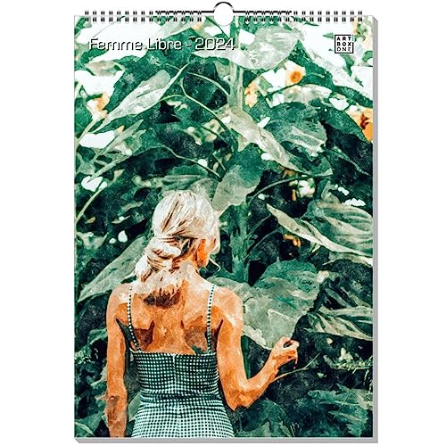 artboxONE Kalender 2024 Femme Libre Wandkalender A3 2024 Menschen von artboxONE