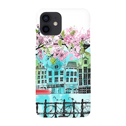 artboxONE Premium-Case Handyhülle für Apple iPhone 12 "Amsterdam in Springtime von Tatiana Davidova von artboxONE