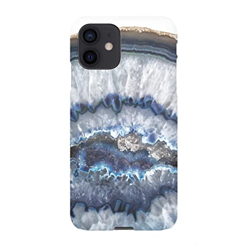 artboxONE Premium-Case Handyhülle für Apple iPhone 12 "Cold Ice Agate von Emanuela Carratoni von artboxONE