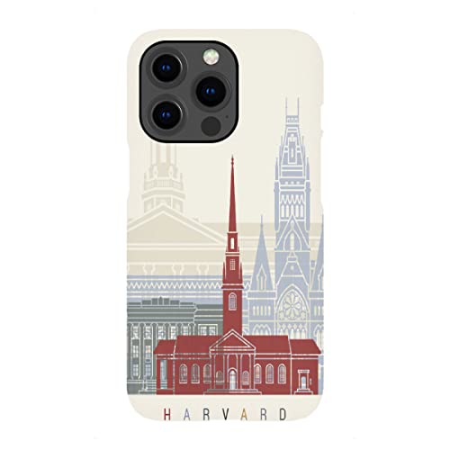 artboxONE Premium-Case Handyhülle für Apple iPhone 13 Pro Harvard Skyline von Paul Rommer von artboxONE