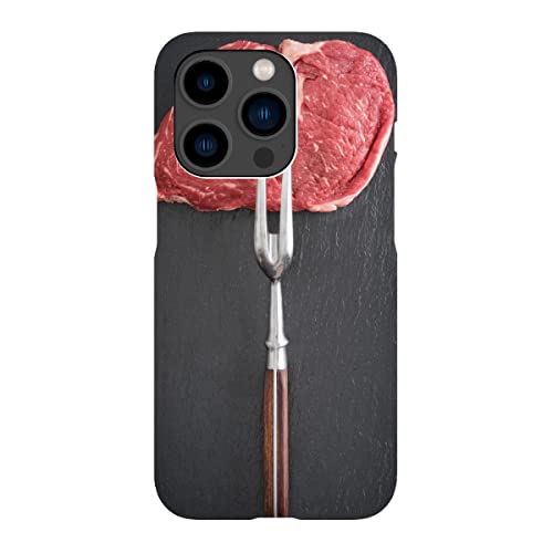 artboxONE Premium-Case Handyhülle für Apple iPhone 14 Pro Raw Meat von Elisabeth Coelfen von artboxONE