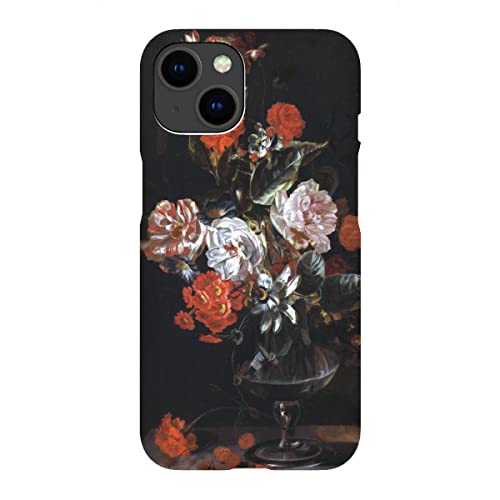 artboxONE Premium-Case Handyhülle für Apple iPhone 14 "Weyermann - Stillleben mit Blumen von Old Masters von artboxONE