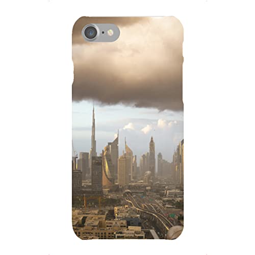 artboxONE Premium-Case Handyhülle für Apple iPhone SE (2020) "Stormy Dubai von Timon von artboxONE