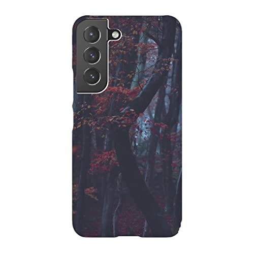 artboxONE Premium-Case Handyhülle für Samsung Galaxy S22 Herbstliche Wälder von LinaTea von artboxONE