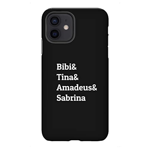 artboxONE Tough-Case Handyhülle für Apple iPhone 12 "Bibi und Tina - Typo von Bibi und Tina von artboxONE